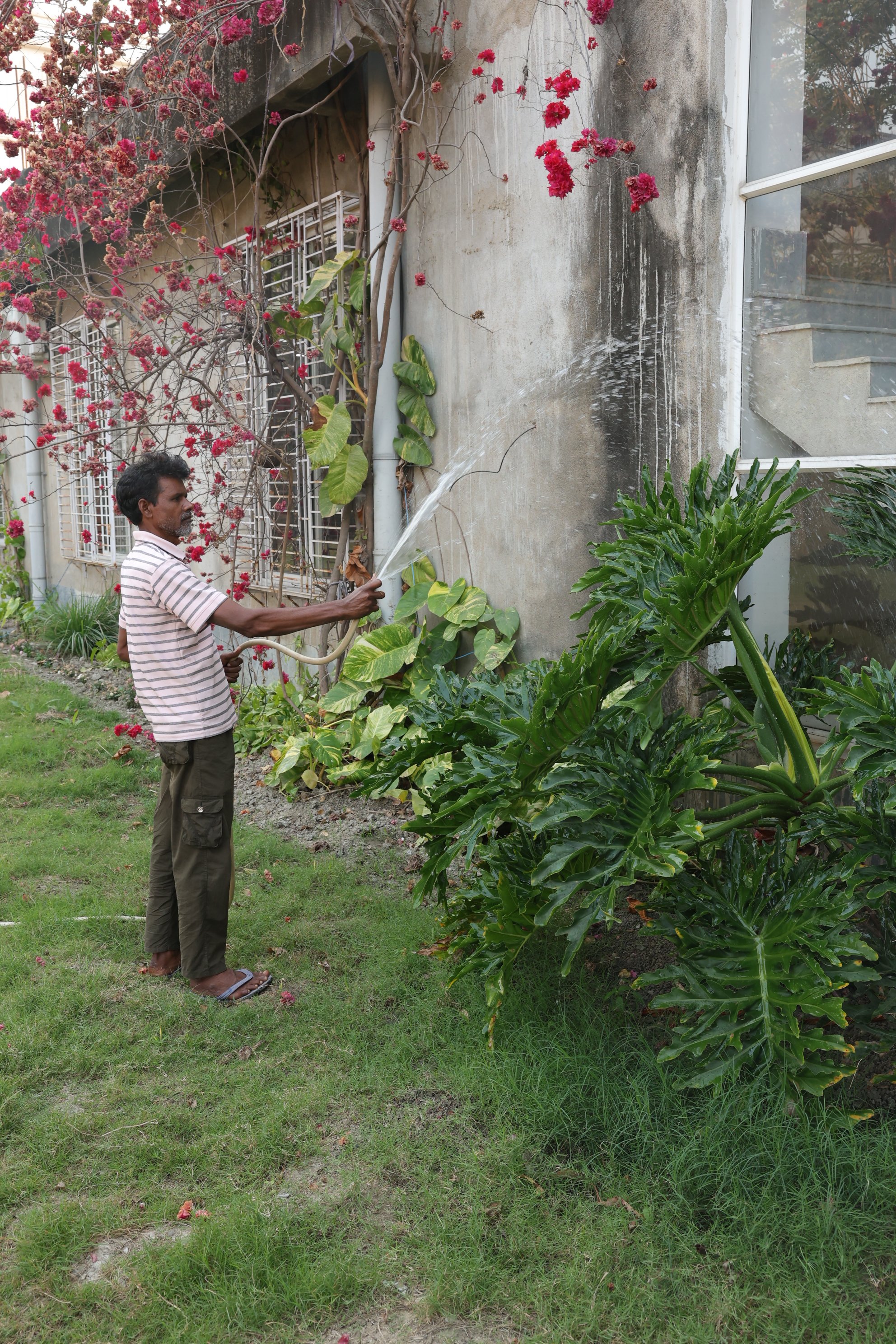 Eco-conscious leather goods factory environment and materials in Kolkata